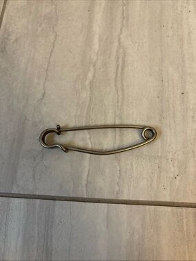 Vintage Large 4" Heavy Duty Safety Pin for Blanket Laundry